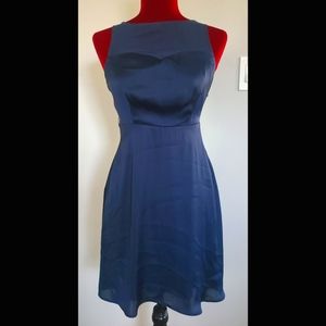 Navy Blue Polyester Mossimo Sleeveless Dress
